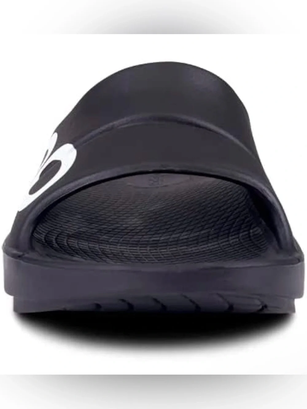 OOFOS Unisex OOahh Recovery Slide Sandals Women's-7, Men's-5, Black. New